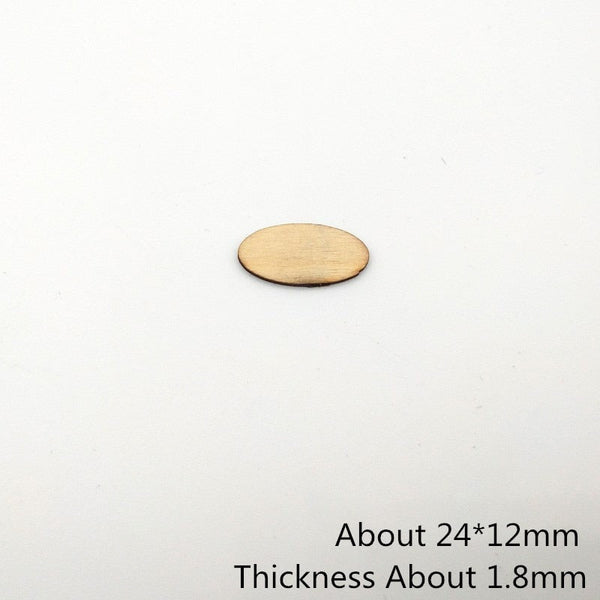 Natural Wooden Chips Crafts DIY Scrapbooking Embellishment Handmade Card Making Supplies
