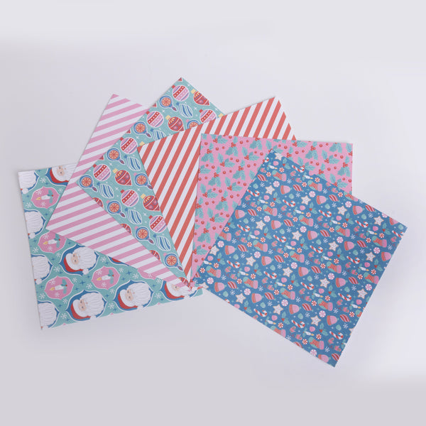 Holiday Printed Paper Assortment DIY Card Making Scrapbooking Sheets