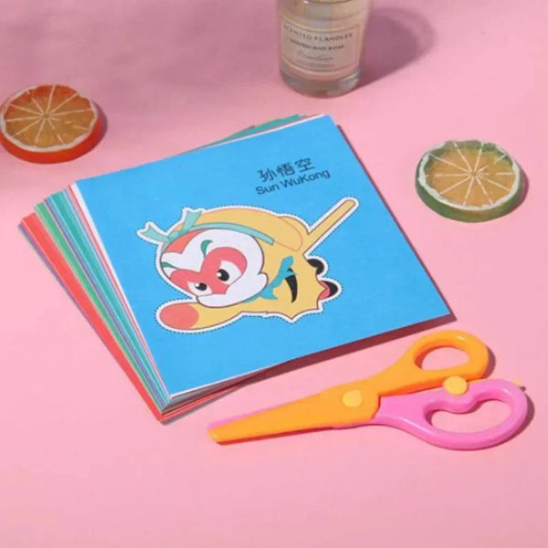 Kids Craft Paper Cut Book DIY Cartoon Scrapbooking Toys